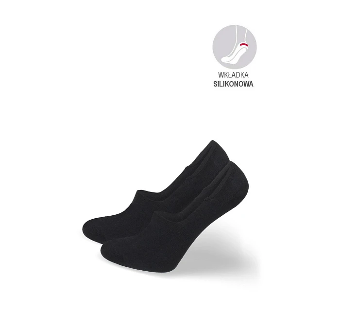 Pánské ponožky Microstopki bavlněné Černé