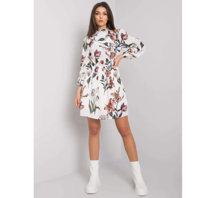 Šaty RO SK E01.49P biela zelená