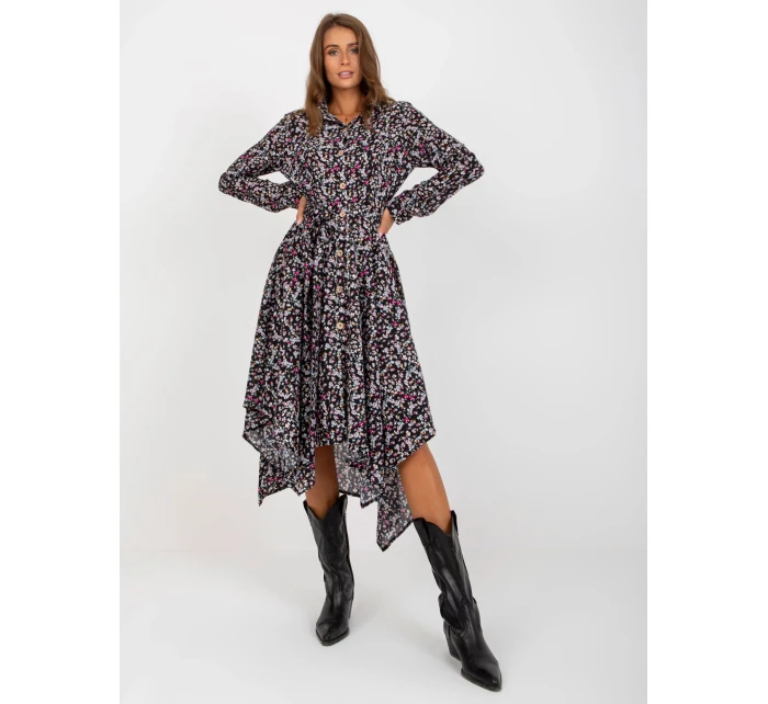 Dámske šaty CHA SK 0445 3.67P čierne - Rue Paris