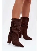 Topánky na podpätku model 221126 Krok vo veľkom štýle