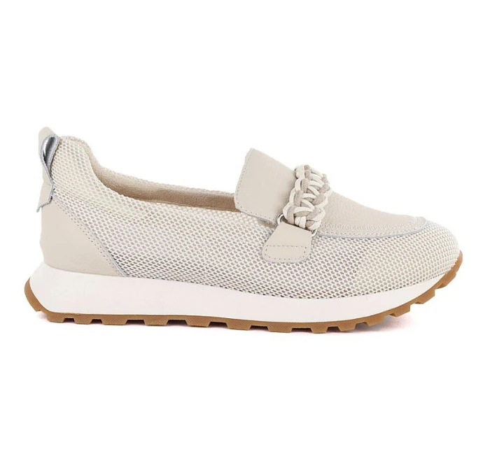 Ploché zateplené topánky Potocki W WOL100B beige