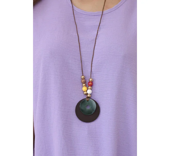 Oversized halenka s přívěskem světle fialová