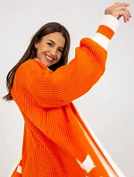 Dámsky sveter LC SW 0291 oranžový
