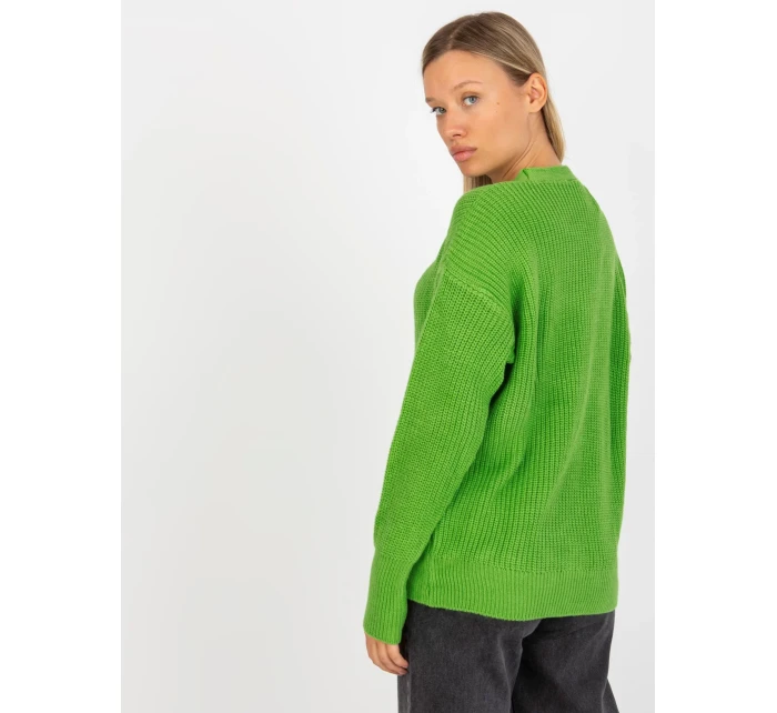 Dámsky sveter LC SW 0321 svetlo zelený