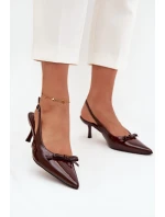 Lodičky na podpätku model 217686 Vykročte štýlovo