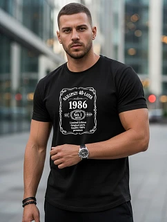 Pánske tričko BEST 40-YEAR-Old black FashionStreet NX0101R