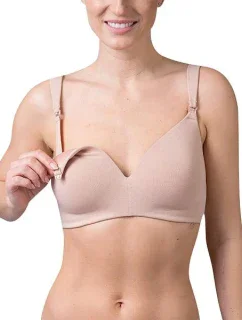 Moderná dojčiaca podprsenka MATERNITY BRA - BELLINDA - nude