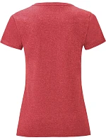 LadyFit Iconic 150 T Dámské tričko model 22429476 heather red - Fruit of the Loom LadyFit Iconic 150 T Dámské tričko model 22429476 heather red - Fruit of the Loom