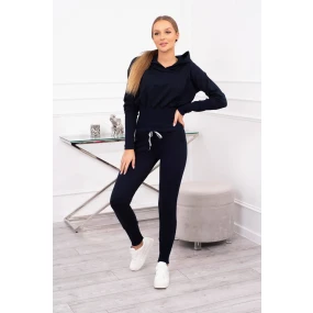 Sada so širokými rebrami tmavo modrá