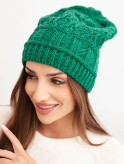 Čiapka s fleecom Marta K231 zelená