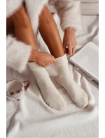 Skarpetki Damskie Wełniane Alpaka Ecru