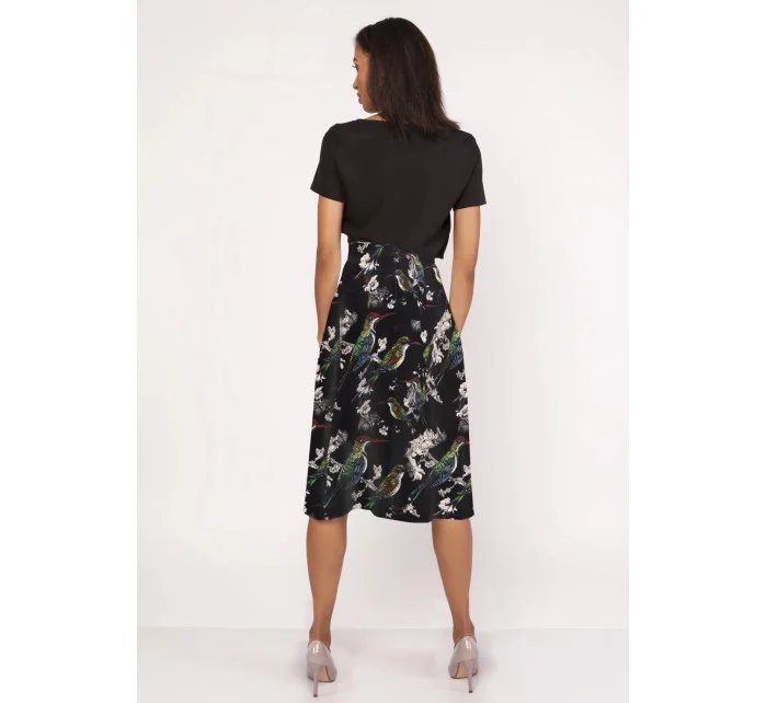 Dámská sukně model 18398602 černá mix - Lanti
