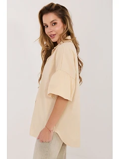 Košeľa s dlhým rukávom model 227875 Taliansko Moda