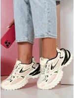 Dámske športové tenisky BLAZERO beige FashionStreet ZY0901