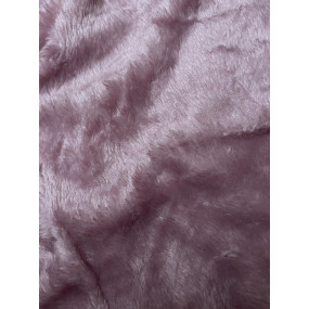 Ružová dámska zimná bunda s kožušinovou podšívkou S'west (R8166-51)