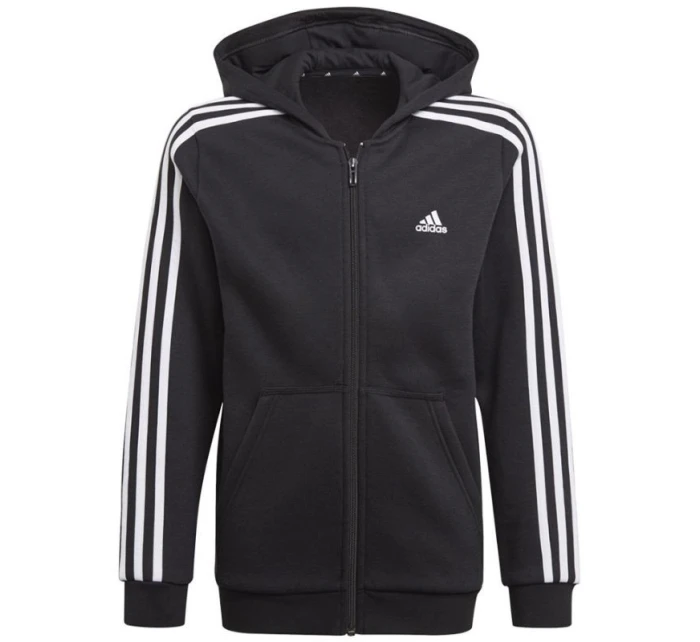 Chlapčenské tričko Essentials 3S Jr Zip GQ8900 - Adidas Chlapčenské tričko Essentials 3S Jr Zip GQ8900 - Adidas