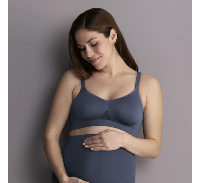 Seamless podprsenka na kojení model 17445759 sky grey - Anita Maternity