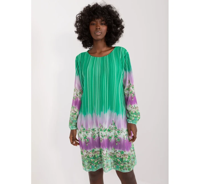 Sukienka DHJ SK model 20105200 zielony - FPrice Sukienka DHJ SK model 20105200 zielony - FPrice