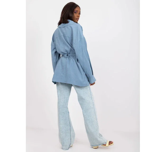 Dámsky kabát EM EN 5422.22P tmavo modrý