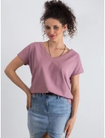 Tričko RV TS 4832.19P tmavoružové Tričko RV TS 4832.19P tmavoružové