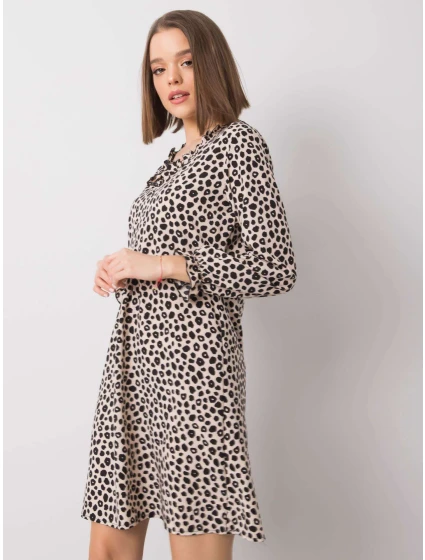 Šaty WN SK R817.66 svetlo béžová