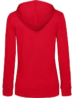 B&C Inspire Zipped Hood /women_° Dámska mikina s kapucňou 01.W36B červená