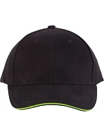 KP 011 6 Panelová sandwich kšiltovka black/lime model 22460967 - K-up KP 011 6 Panelová sandwich kšiltovka black/lime model 22460967 - K-up
