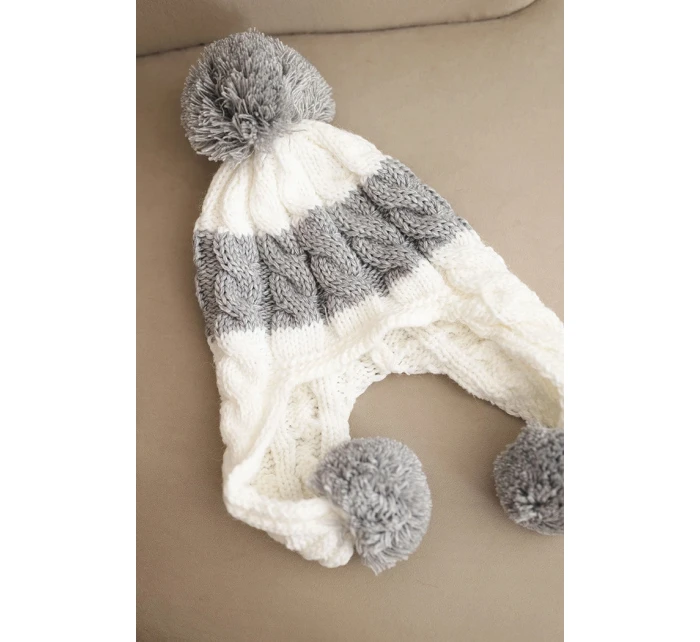 Čepice s rolováním Magda K293 camel