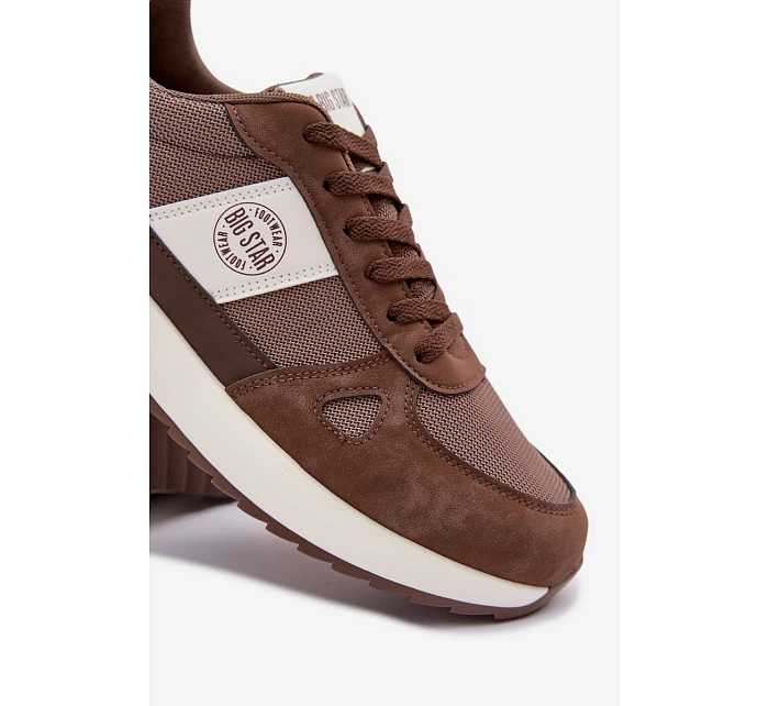 Pánské sportovní tenisky Big Star TT174353 hnědé