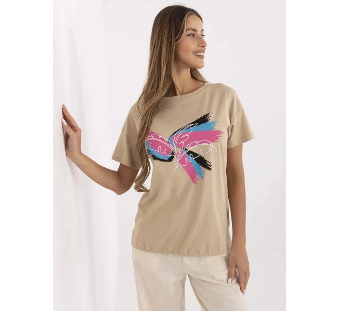 Tričko CLM TS 1019.79 camel