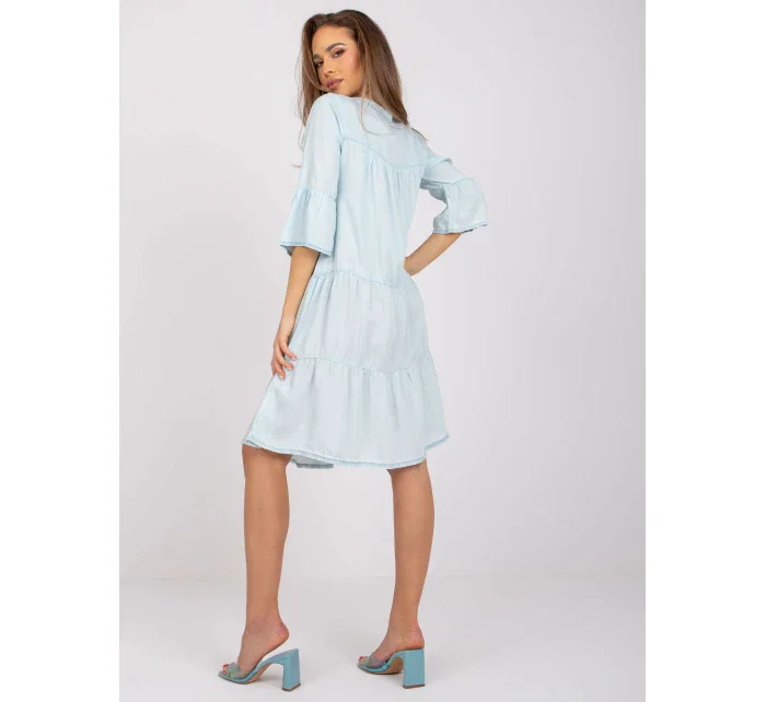 Dámske šaty-D74501M30214L155-svetlo modré