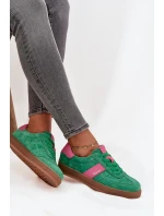 Semišové tenisky Vinceza - zelené Semišové tenisky Vinceza - zelené