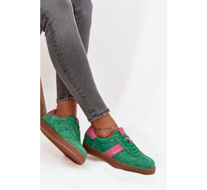 Semišové tenisky Vinceza - zelené Semišové tenisky Vinceza - zelené