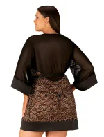 Dokonalý župan Allunes peignoir 2XL/3XL - Obsessive