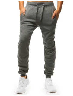 Pánské tmavě šedé tepláky model 21962715 - Dstreet