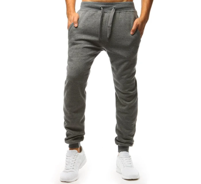 Pánské tmavě šedé tepláky model 21962715 - Dstreet