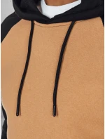 Pánská základní mikina s kapucí ve velbloudí barvě Dstreet model 21985971 - FashionStreet Pánská základní mikina s kapucí ve velbloudí barvě Dstreet model 21985971 - FashionStreet