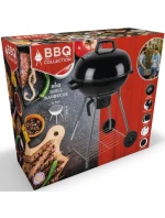 GUĽOVÝ ZÁHRADNÝ GRIL REX STEEL 46CM S POPOLNÍKOM