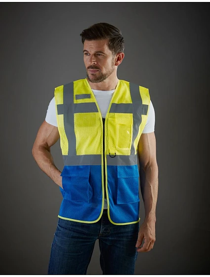 HVW HiVis síťovaná bezpečnostní vesta 79.W vis yellow model 22502566 - Yoko HVW HiVis síťovaná bezpečnostní vesta 79.W vis yellow model 22502566 - Yoko