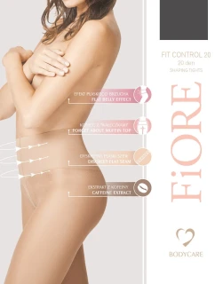 Fit Control 20 den model 18031367 kolor:black - Fiore