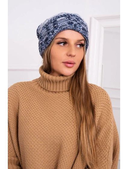 Pola fleecová čiapka K267 čierna+džínsy