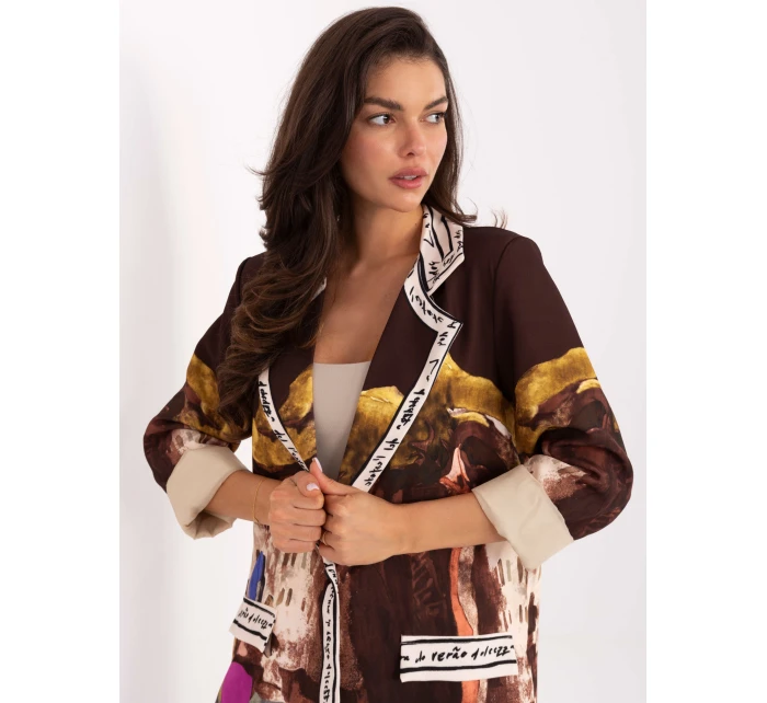 Marynarka IT MA model 21393047 brązowy - FPrice