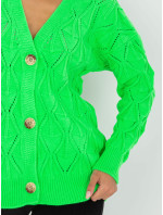 Dámsky sveter LC SW 8035 fluo zelená