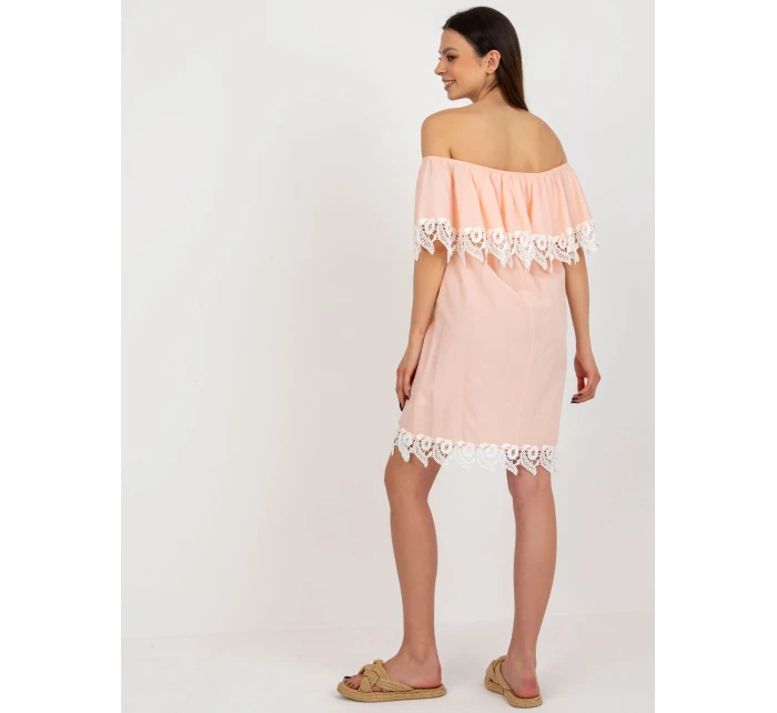 LK SK 506987 šaty.04X broskyňa LK SK 506987 šaty.04X broskyňa