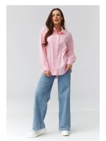 Košeľa s dlhým rukávom model 224100 Makadamia Košeľa s dlhým rukávom model 224100 Makadamia