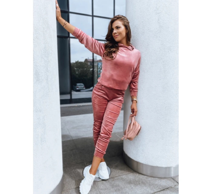 Růžový dámský velurový komplet  Dstreet model 21970593 - FashionStreet