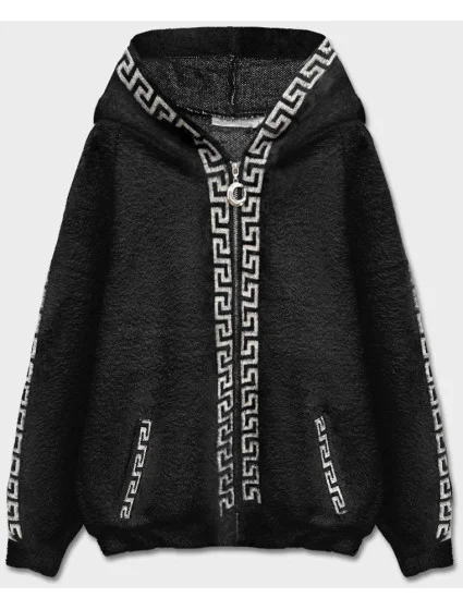 Černý přehoz přes oblečení alpaka s kapucí model 18026129 - S'WEST