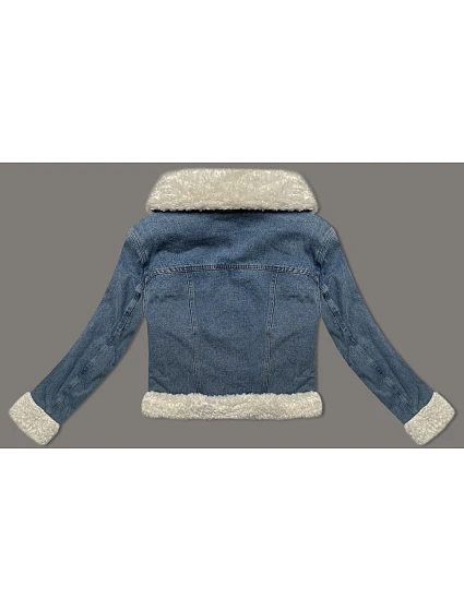 Světle džínová bunda s podšívkou typu model 21248497 - J.STYLE Světle džínová bunda s podšívkou typu model 21248497 - J.STYLE