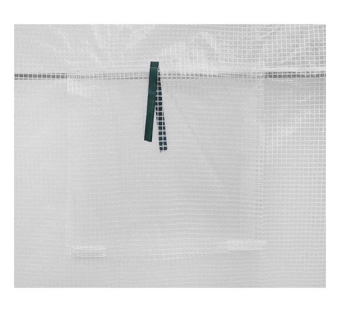 SKLENÍK ZÁHRADNÝ TUNEL 200X300X200CM PE KONŠTRUKCIA BIELA OCEĽ