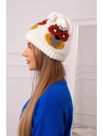 Dámska čiapka Ofelia K349 ecru